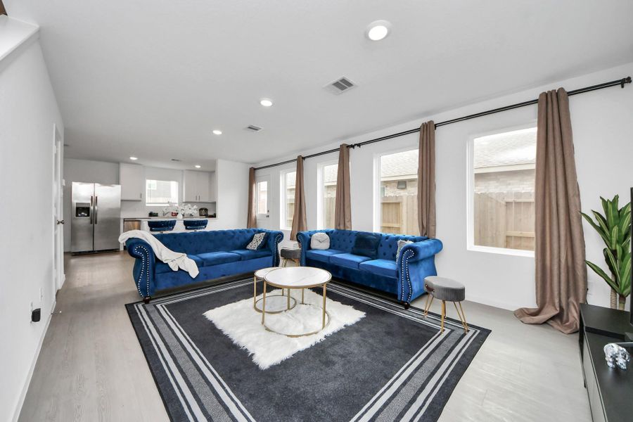 Furnished interior view inside a new home in , Hockley (Image 6).