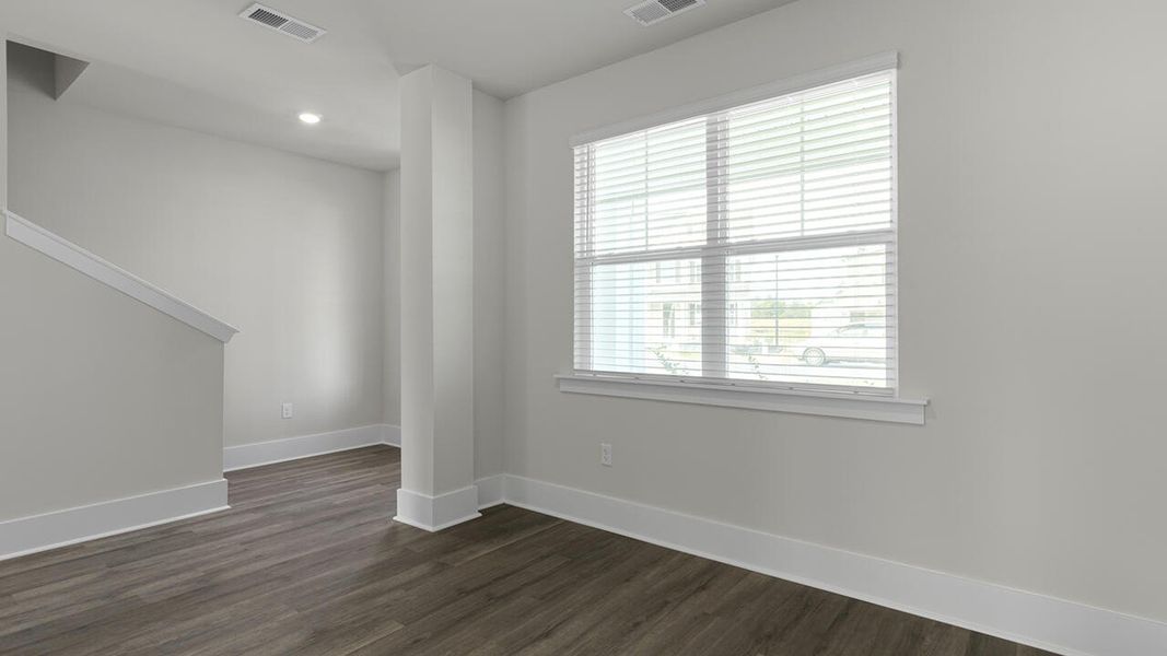 Spacious, unfurnished interior of a new home in Surfside Landing, Hubert (Image 23).