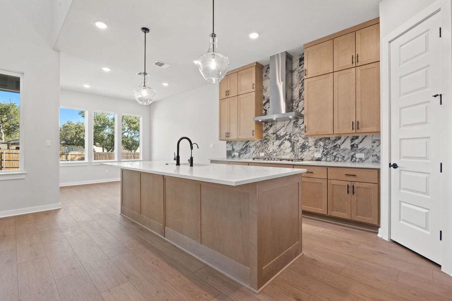 Furnished interior view inside a new home in Heritage, Dripping Springs (Image 12). Furnished interior view inside a new home in Heritage, Dripping Springs (Image 12).