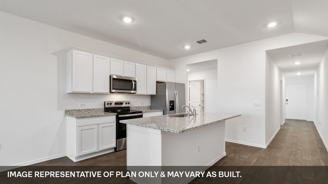 Furnished interior view inside a new home in Palomino, Manor (Image 6).