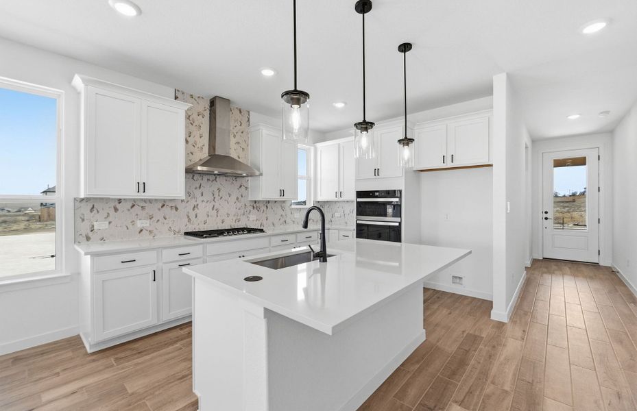 Furnished interior view inside a new home in Sunfield, Buda (Image 7).