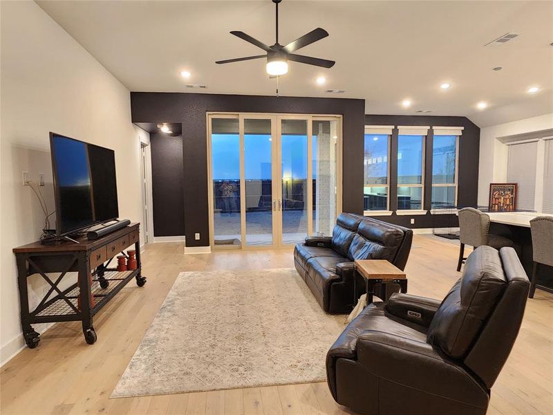 Furnished interior view inside a new home in Wildflower Ranch, Justin (Image 6).