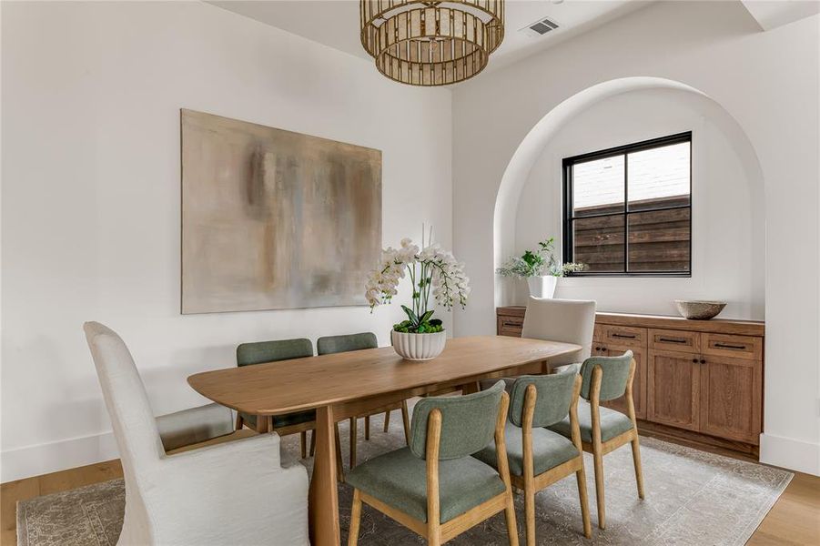 Furnished interior view inside a new home in , Dallas (Image 7). Furnished interior view inside a new home in , Dallas (Image 7).