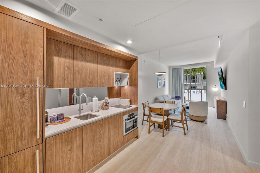 Furnished interior view inside a new home in , Miami (Image 7).