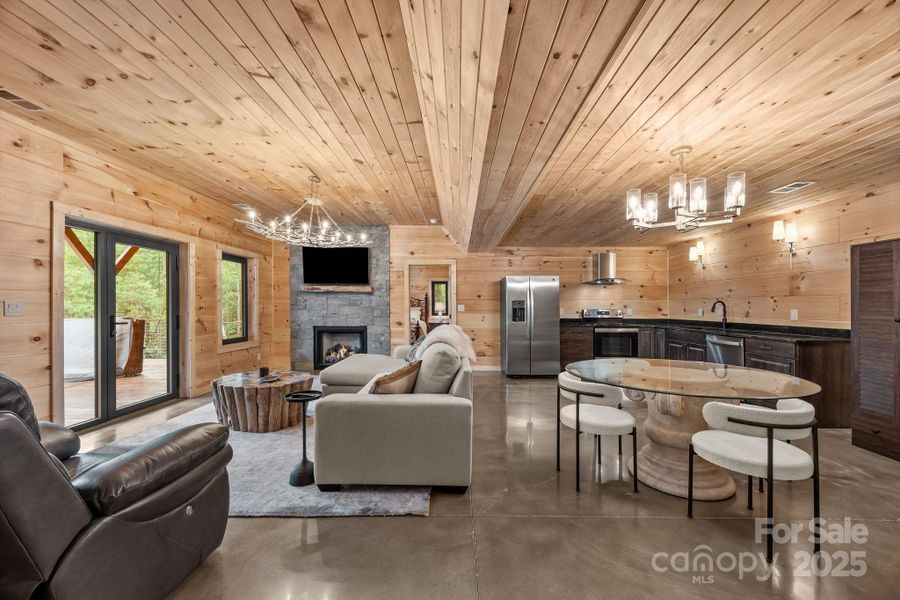 Furnished interior view inside a new home in , Zirconia (Image 9).