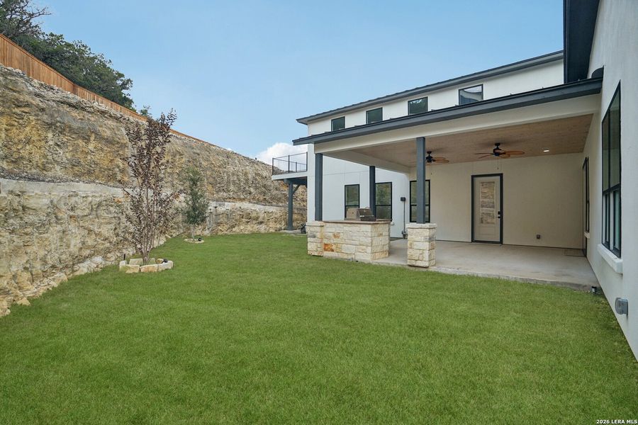 Exterior details and patio area of a home in , San Antonio (Image 3).