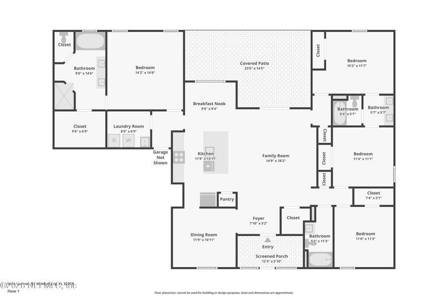 2D floor plan layout of this home in , Middleburg, FL (Image 5). 2D floor plan layout of this home in , Middleburg, FL (Image 5).
