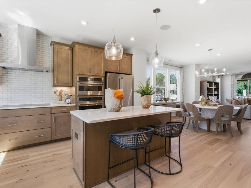 Representative furnished interior of a home built from the Paloma by Tri Pointe Homes in Bellflower, Charlotte (Image 32).