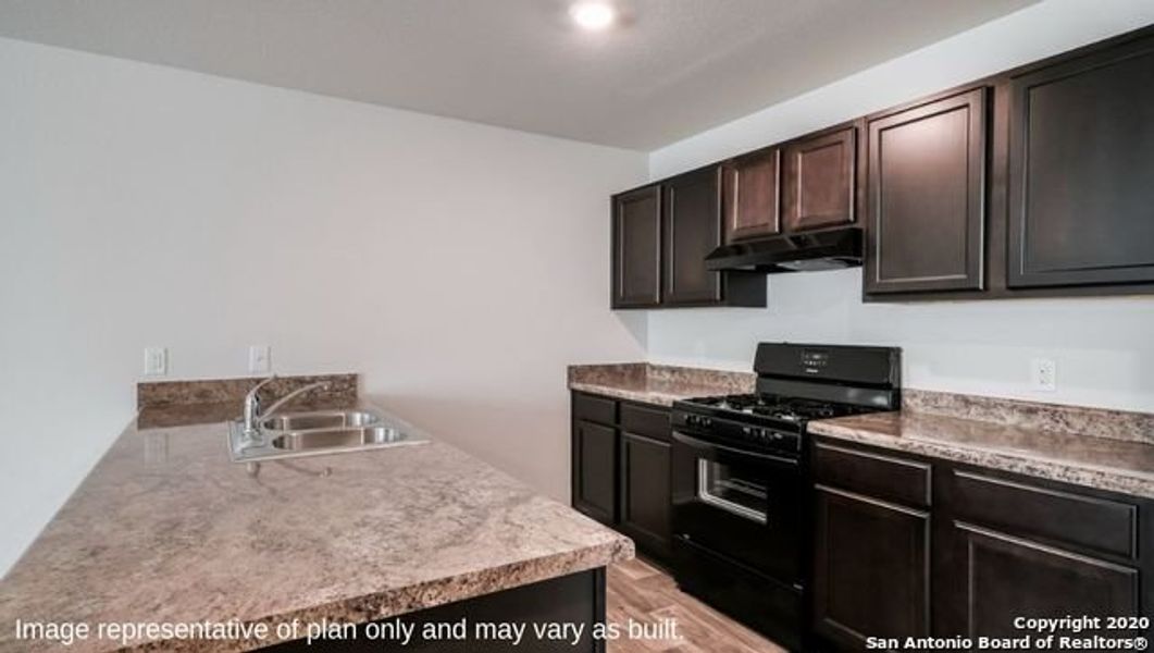 Furnished interior view inside a new home in Valley Ranch, San Antonio (Image 9).