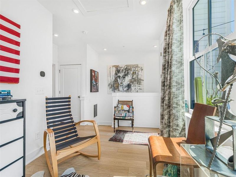 Furnished interior view inside a new home in , Atlanta (Image 25).