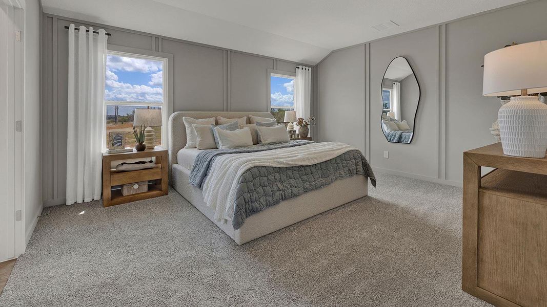 Furnished interior view inside a new home in Paramount, Kyle (Image 15).