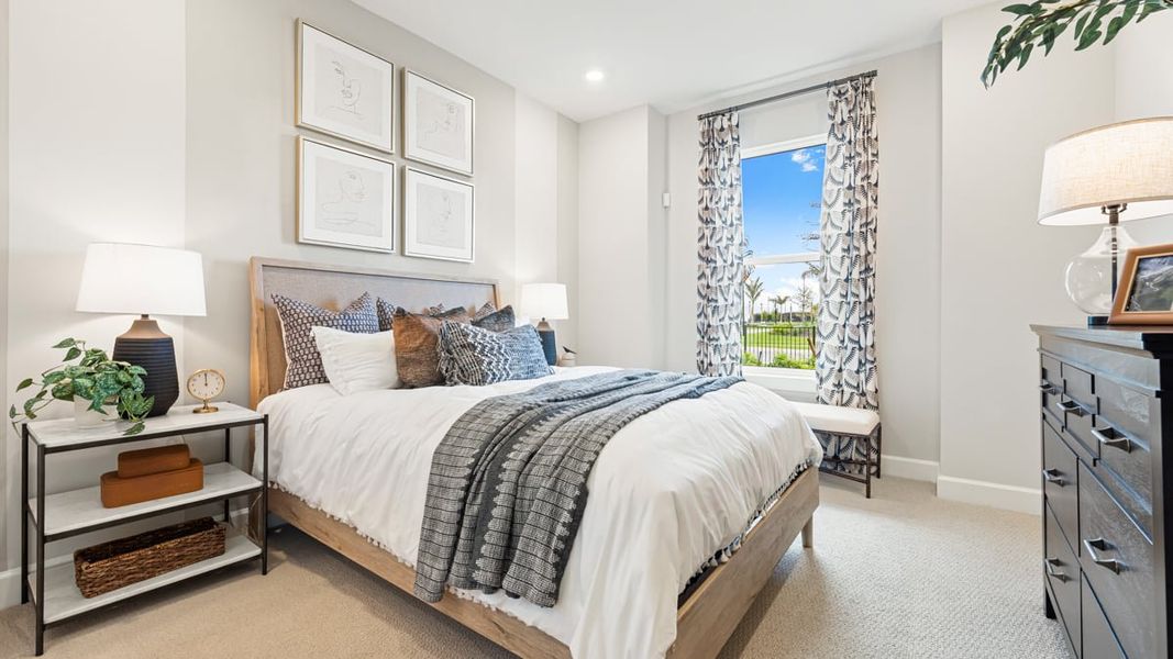 Representative furnished interior of a home built from the Lazio II by Taylor Morrison in Esplanade at Rivergrass, Naples (Image 16).