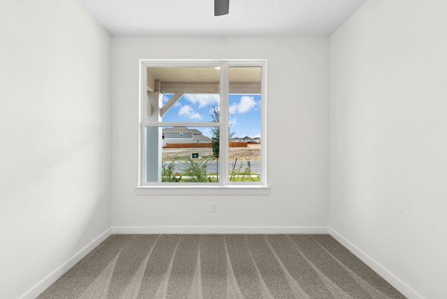 Spacious, unfurnished interior of a new home in Santa Rita Ranch, Liberty Hill (Image 16). Spacious, unfurnished interior of a new home in Santa Rita Ranch, Liberty Hill (Image 16).