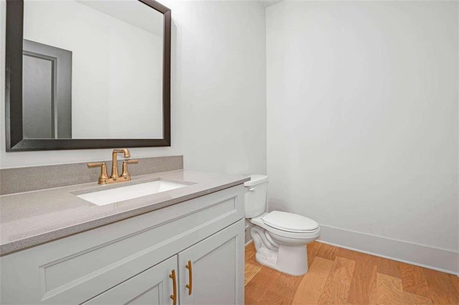 Furnished interior view inside a new home in Steeplechase, Hoschton (Image 6).