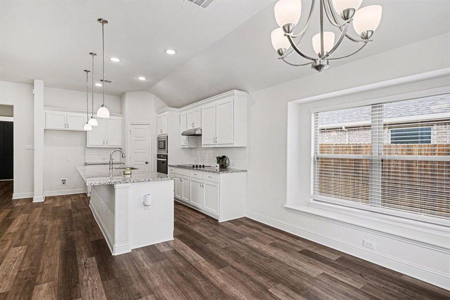 Furnished interior view inside a new home in , Keene (Image 10).