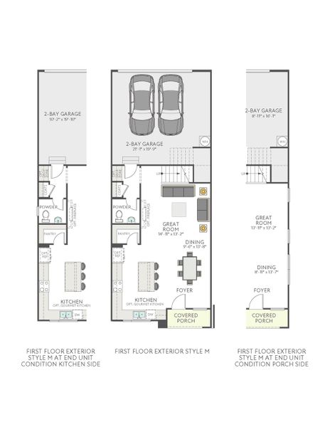 2D floor plan layout for the Cardinal by Tri Pointe Homes in North Bend, Charlotte, NC (Image 3). 2D floor plan layout for the Cardinal by Tri Pointe Homes in North Bend, Charlotte, NC (Image 3).