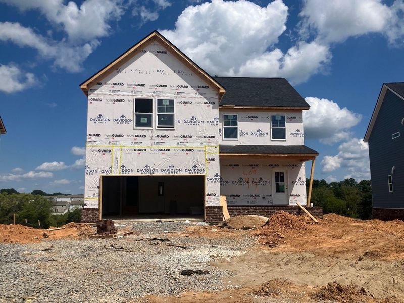 Front exterior of a new home in Calista Farms, White House, TN, highlighting curb appeal (Image 33).