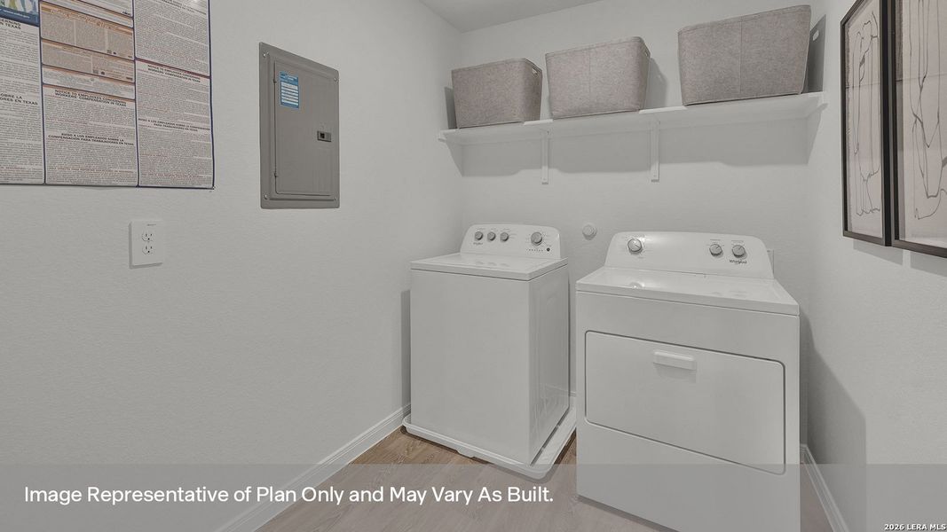 Furnished interior view inside a new home in Paramount, Kyle (Image 19).