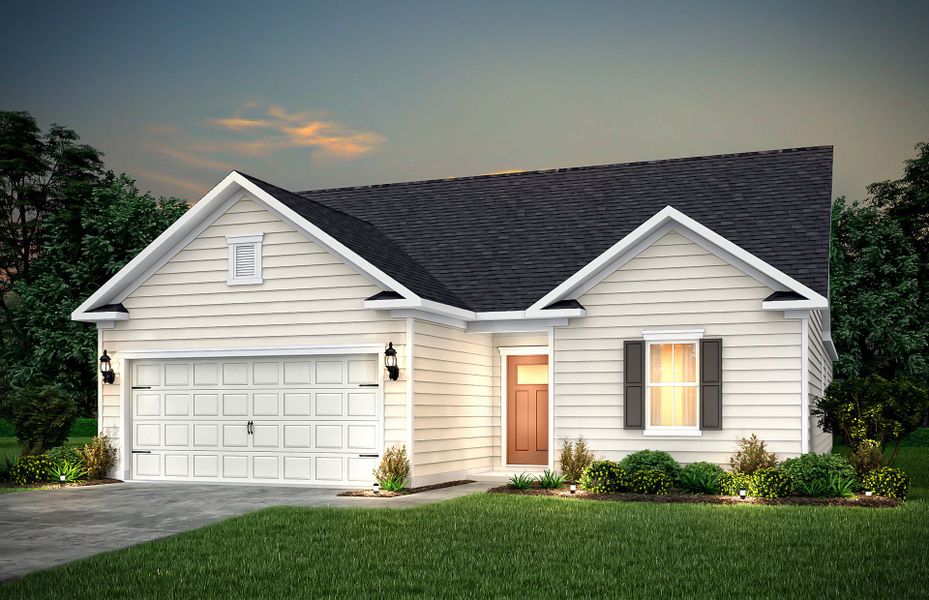 Representative exterior photo of a completed home built from the Compton by Pulte Homes in Briarwood Reserve, Spartanburg, SC (Image 2).