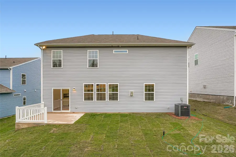 Exterior details and patio area of a home in Shannon Woods, Maiden (Image 2).