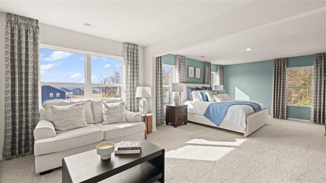 Furnished interior view inside a new home in Jackson Landing, Jefferson (Image 24).