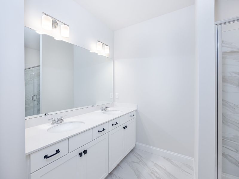 Representative furnished interior of a home built from the Hannah by Brookline Homes in The Terraces at Cramerton Mills, Gastonia (Image 4).