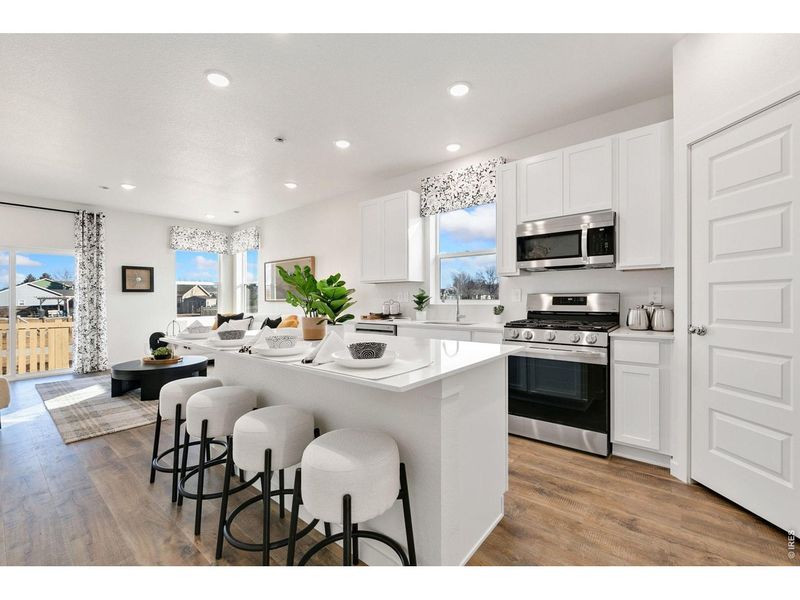 Furnished interior view inside a new home in Granary, Johnstown (Image 10).