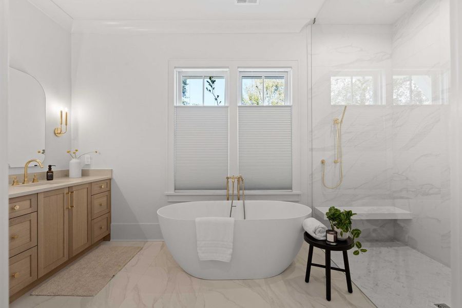 Furnished interior view inside a new home in , Mount Pleasant (Image 51).