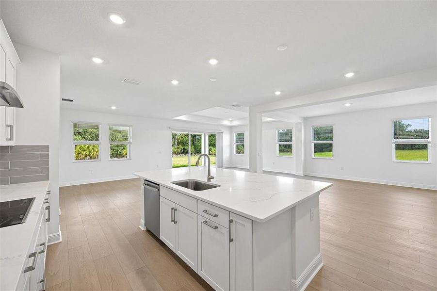 Furnished interior view inside a new home in Creeks Edge at Twin Rivers, Parrish (Image 8).