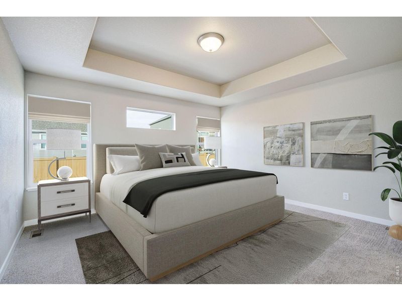 Furnished interior view inside a new home in , Wellington (Image 9).