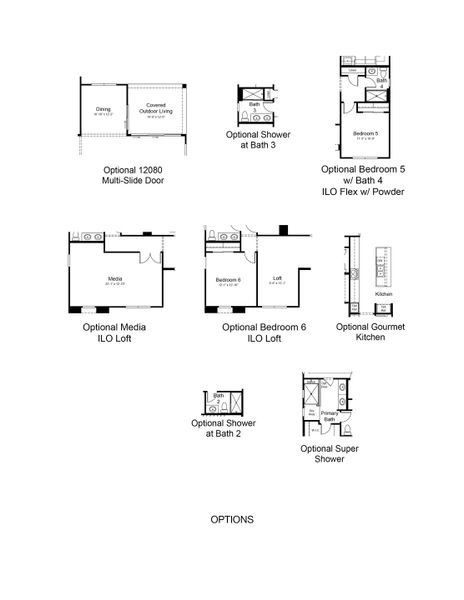 2D floor plan layout of this home in Saddleback, Peoria, AZ (Image 4).