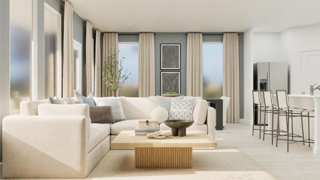 Furnished interior view inside a new home in Pleasant Hill, Bryan (Image 25).