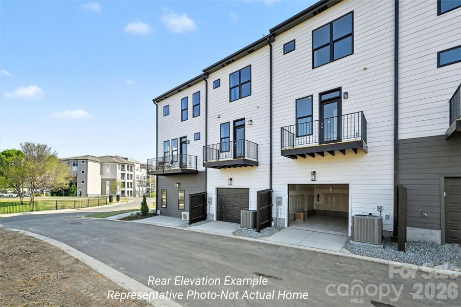 Rear Elevation Example - White & Iron Gray Rear Elevation Example - White & Iron Gray