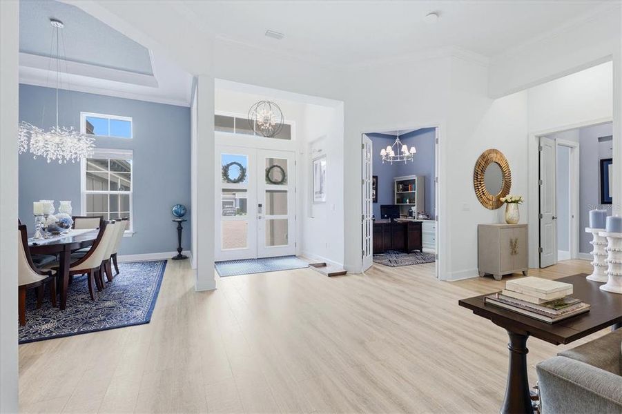 Furnished interior view inside a new home in , Sarasota (Image 9).