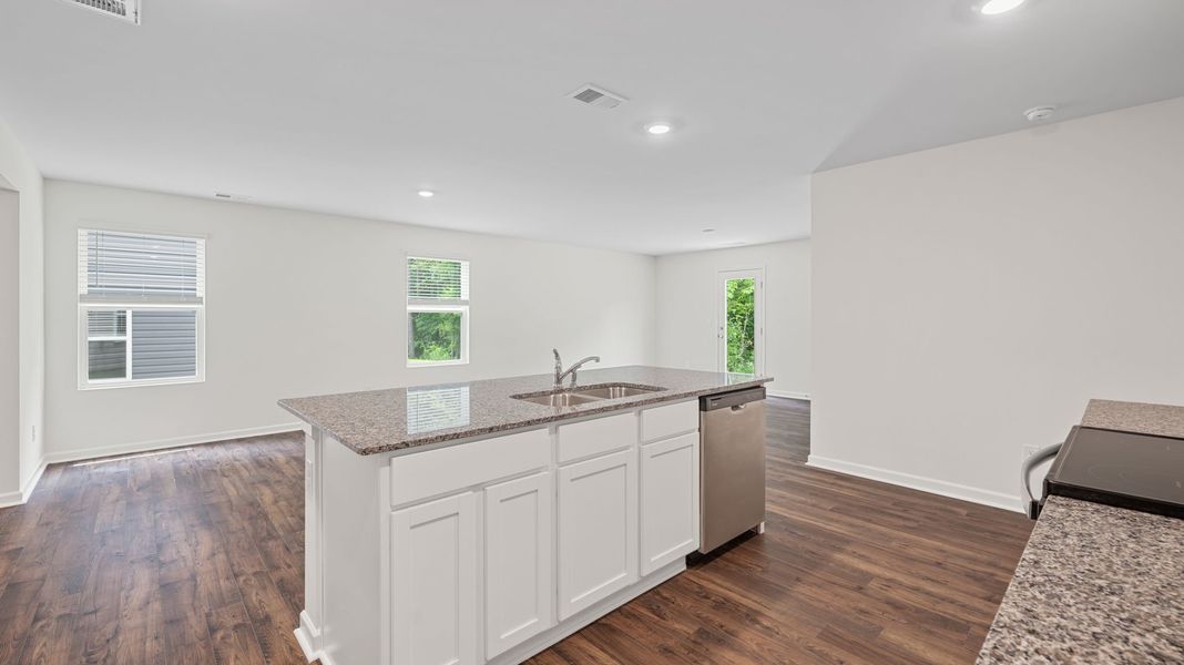 Furnished interior view inside a new home in Evergreen Landing, Rossville (Image 7). Furnished interior view inside a new home in Evergreen Landing, Rossville (Image 7).