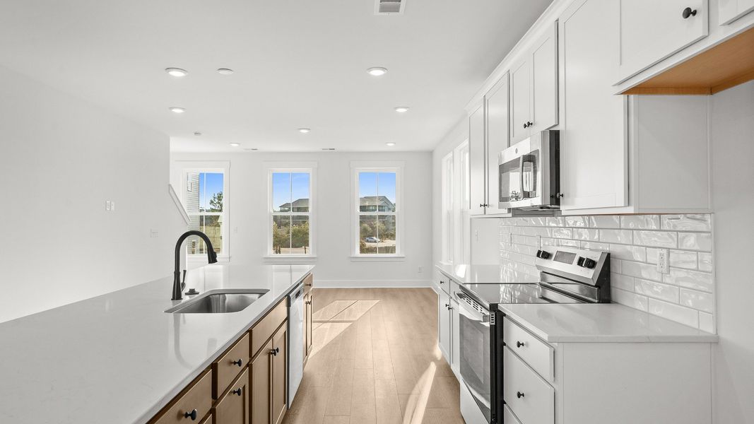 Furnished interior view inside a new home in Seabreeze Crossing, Little River (Image 9).