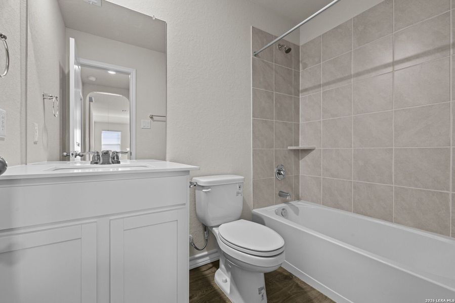 Furnished interior view inside a new home in Redbird Ranch, San Antonio (Image 8).