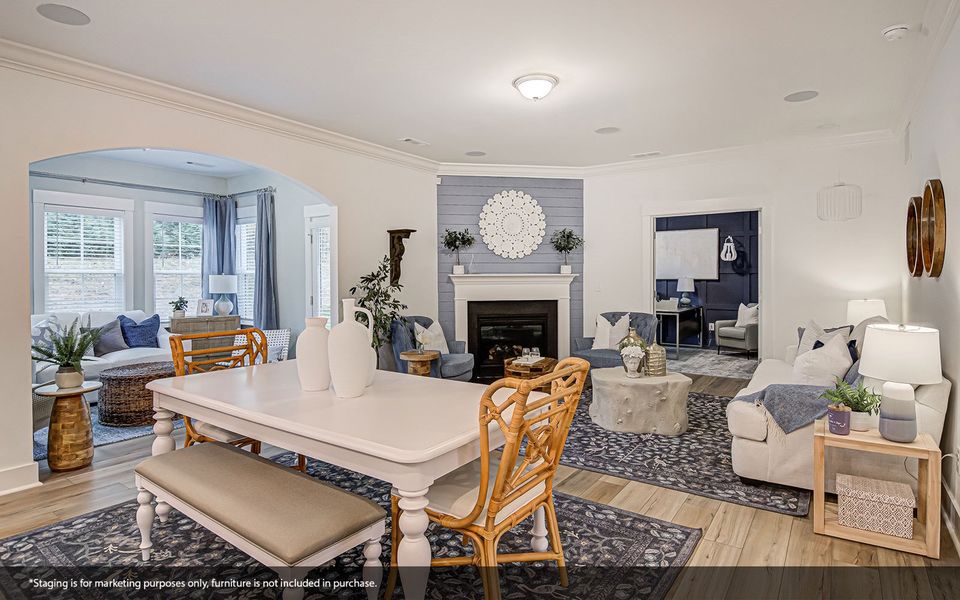 Furnished interior view inside a new home in Brayden, Advance (Image 10).