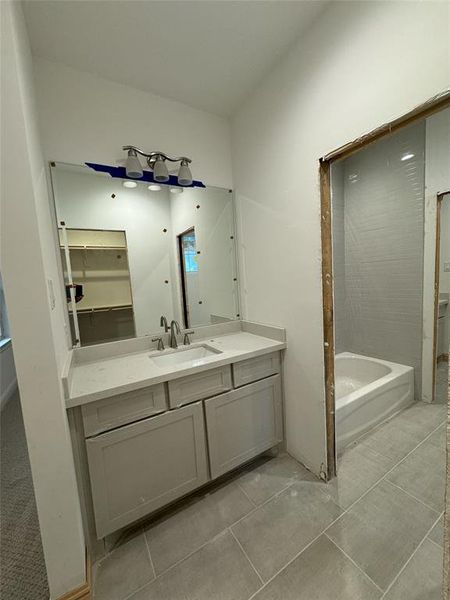 Jack and Jill Bathroom upstairs between bedrooms 5 and 6 (Construction Photo 7-18-24)