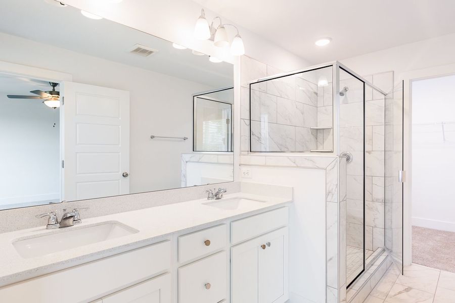 Furnished interior view inside a new home in Vaughan Farms, Angier (Image 3).