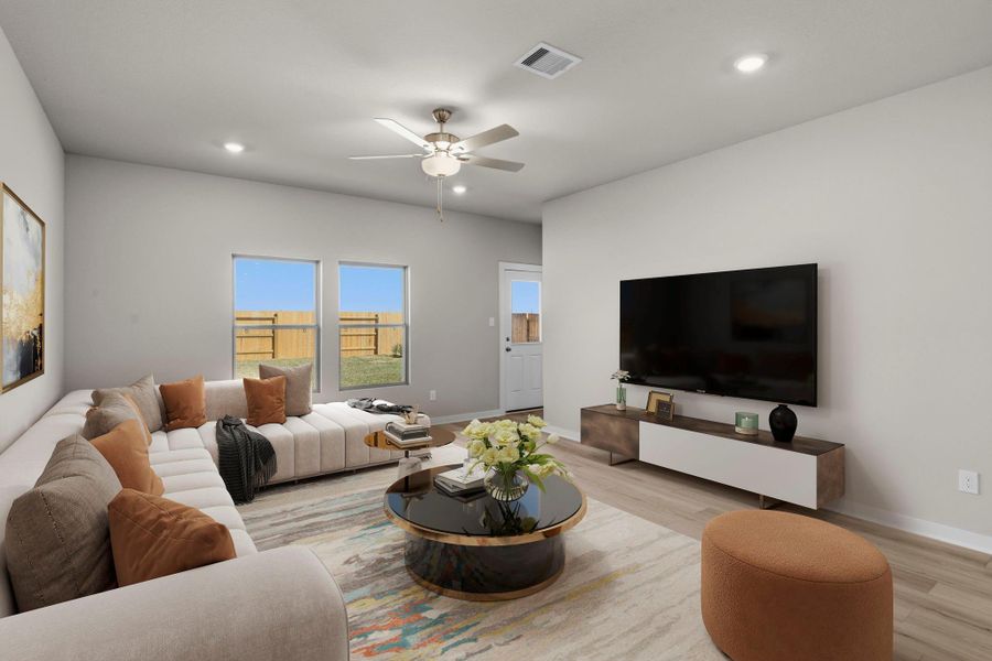 Furnished interior view inside a new home in Cypress Green, Hockley (Image 10).