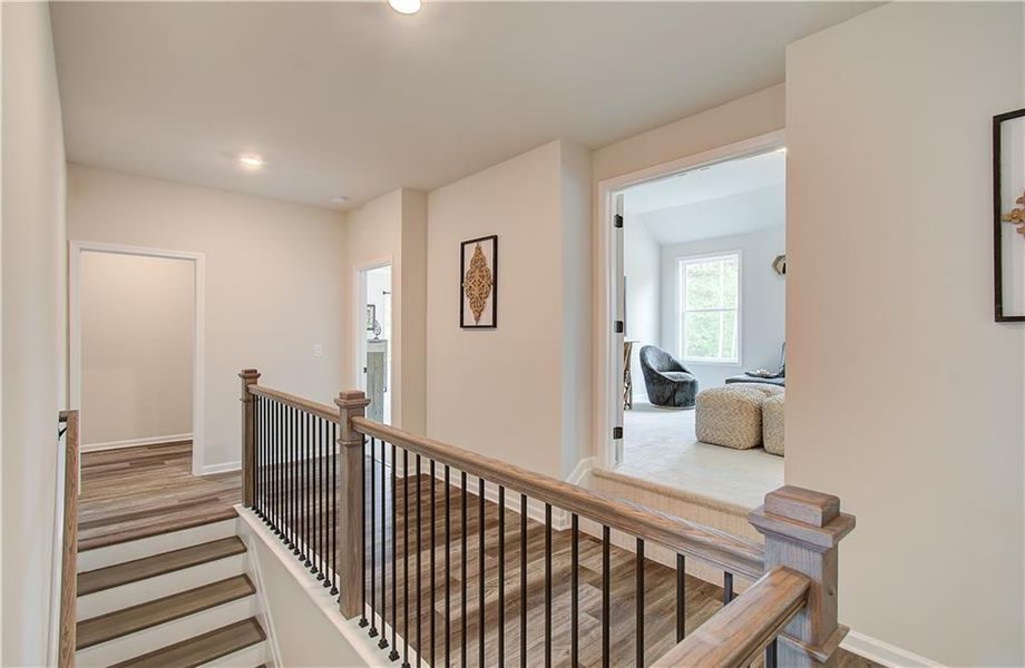 Furnished interior view inside a new home in , Hoschton (Image 29).