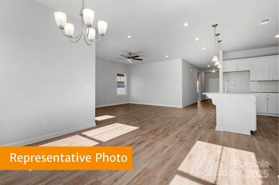 Spacious, unfurnished interior of a new home in Pine Bluff, Midland (Image 3).