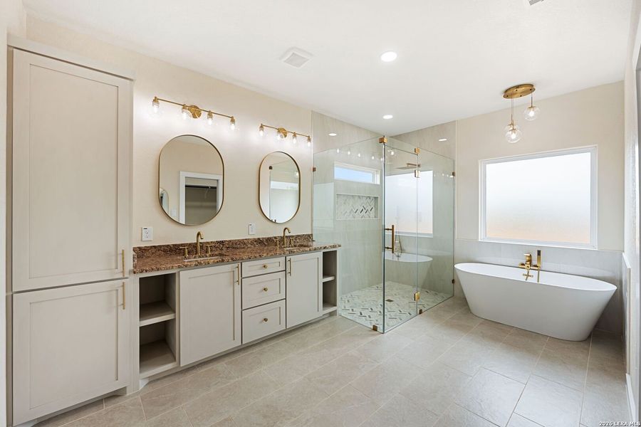 Furnished interior view inside a new home in , Von Ormy (Image 8). Furnished interior view inside a new home in , Von Ormy (Image 8).