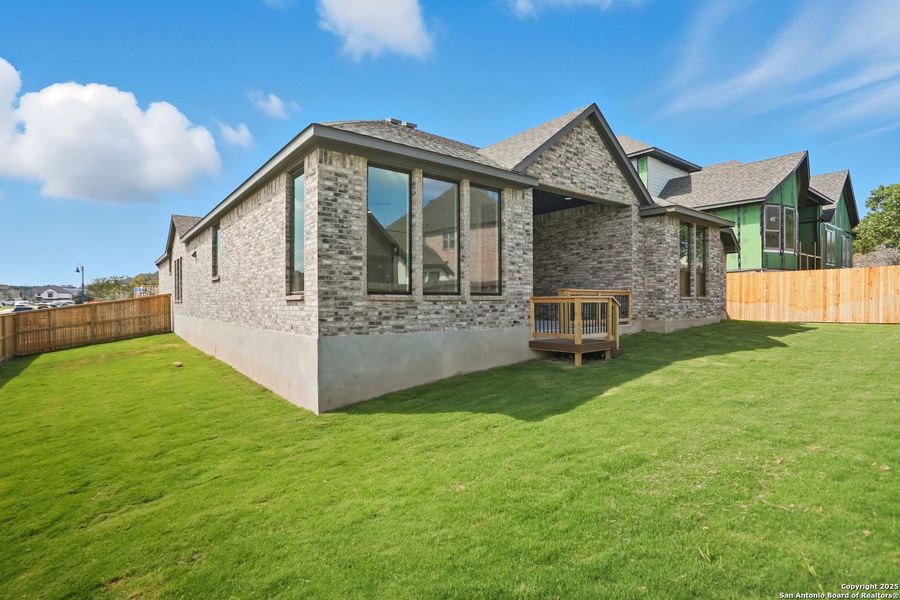 Exterior details and patio area of a home in Kinder Ranch 70's, San Antonio (Image 16). Exterior details and patio area of a home in Kinder Ranch 70's, San Antonio (Image 16).