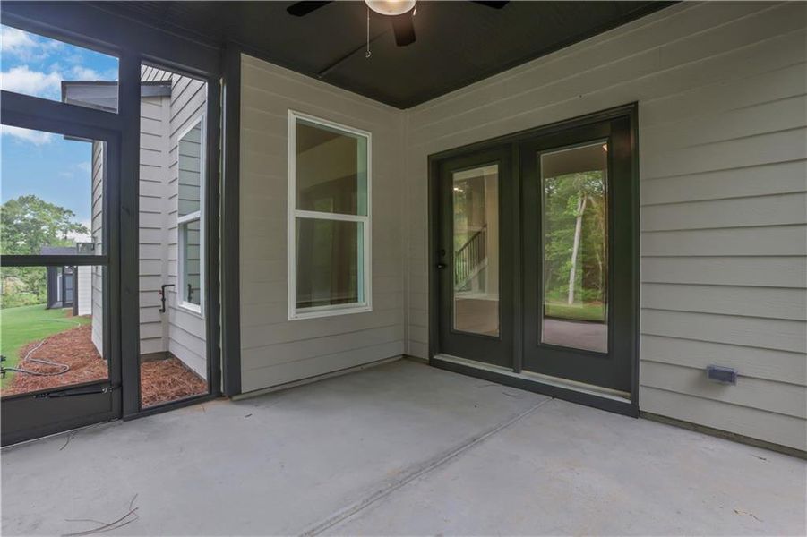 Exterior details and patio area of a home in Arbor West, Dawsonville (Image 4).