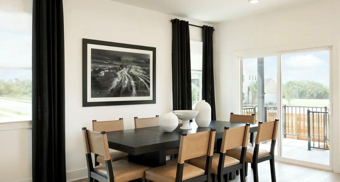 Furnished interior view inside a new home in , Kyle (Image 10).