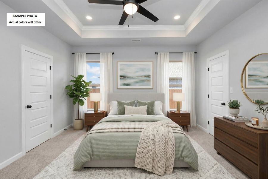 Furnished interior view inside a new home in Sentinel Ridge, Pace (Image 6). Furnished interior view inside a new home in Sentinel Ridge, Pace (Image 6).