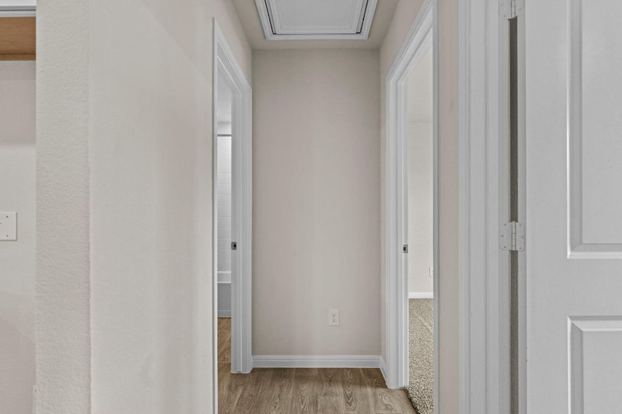 Spacious, unfurnished interior of a new home in Whisper South, San Marcos (Image 32).