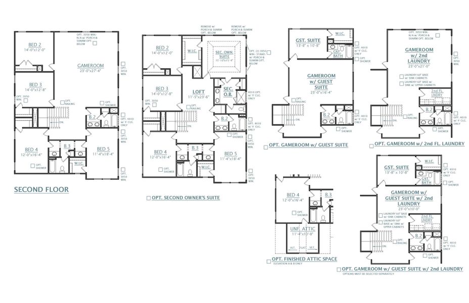 2D floor plan layout for the Holland - Single Family Homes by Dream Finders Homes in Goodwin Farms, Fairview, TN (Image 3).